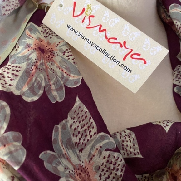 Anthropologie Vismaya Floral Triangle Scarf - Picture 4 of 8
